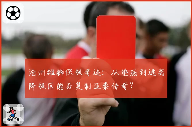 沧州雄狮保级奇迹：从垫底到逃离降级区能否复制亚泰传奇？